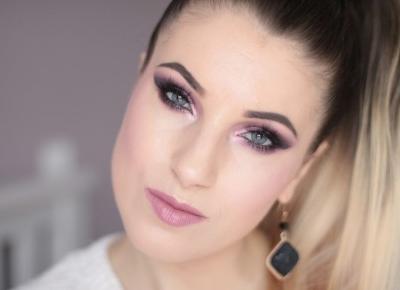 Fioletowe Smokey Eye | Ela Lis Make-Up